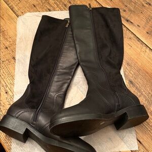 Lucky Brand …Women's Black Leather Boots 8.5